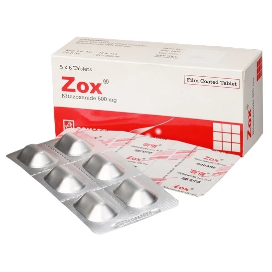 Zox Tablet, Nitazoxanide 500 mg