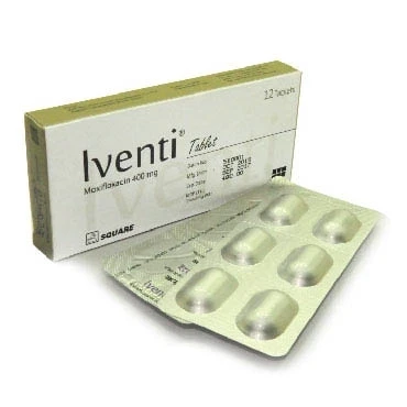 Iventi Tablet, Moxifloxacin Hydrochloride 400 mg