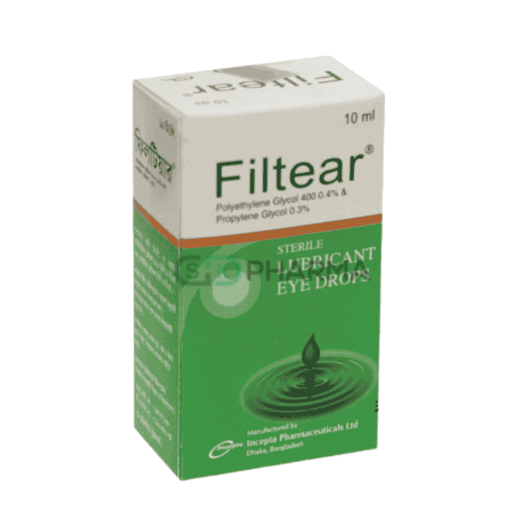Filtear Eye Drop 0.4%+0.3% (Polyethylene Glycol + Propylene Glycol)