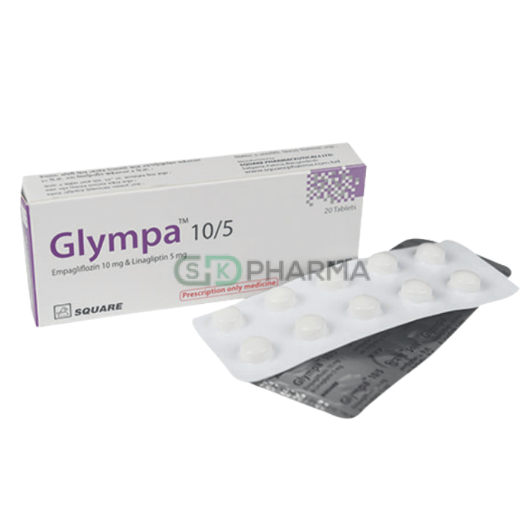 Glympa Tablet 10 mg+5 mg (Empagliflozin + Linagliptin)