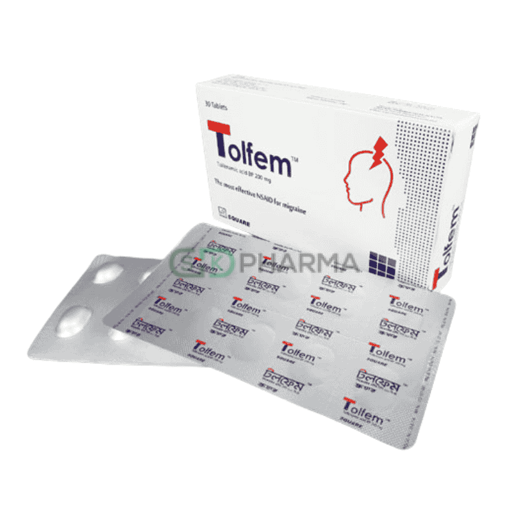 Tolfem Tablet 200 mg (Tolfenamic acid)