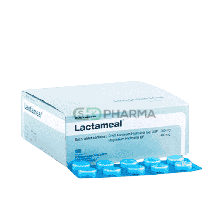 Lactameal Chewable Tablet 250 mg+400 mg (Aluminium Hydroxide + Magnesium Hydroxide)