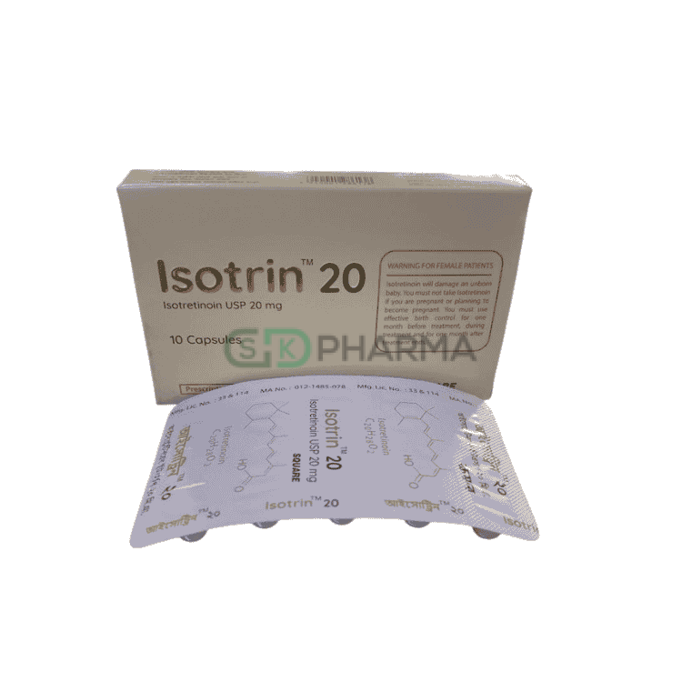 Isotrin Capsule 20 mg (Isotretinoin (Oral))