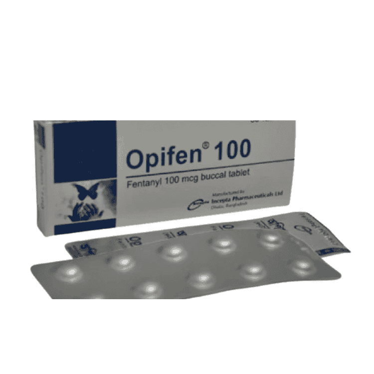 Opifen Buccal Tablet 100 mcg (Fentanyl Citrate)
