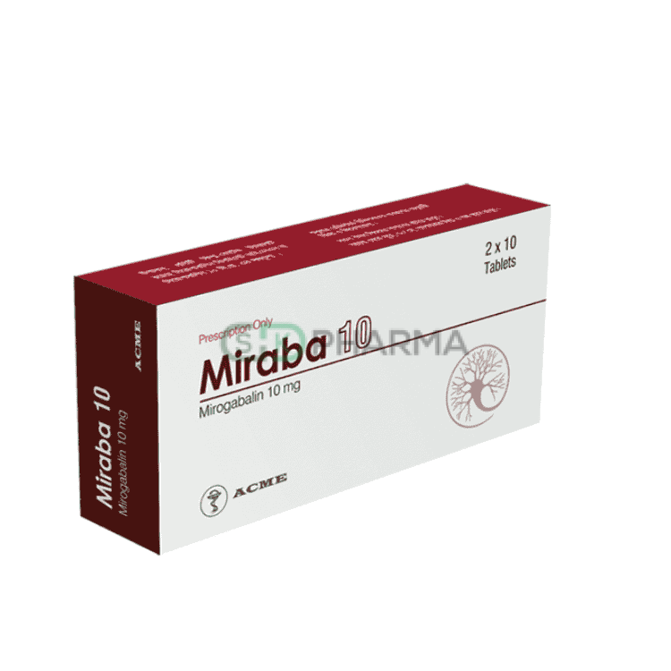 Miraba Tablet 10 mg (Mirogabalin Besylate)