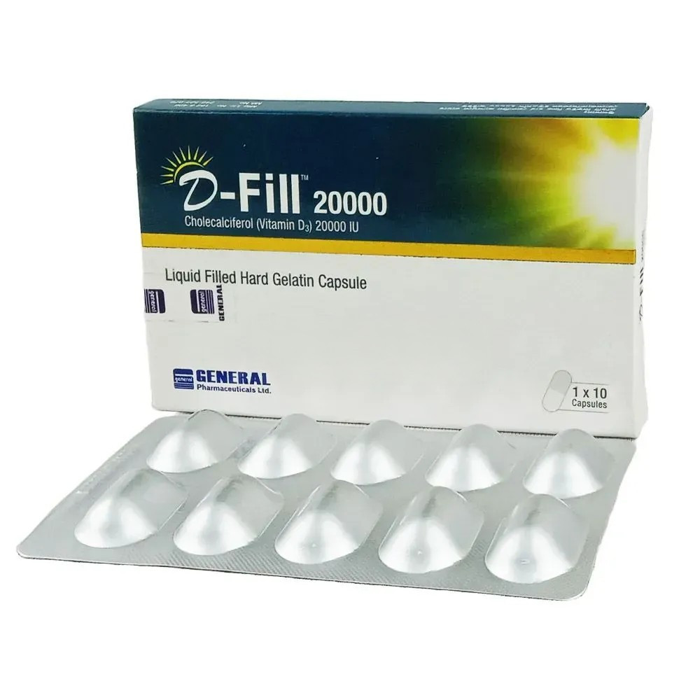 D-Fill Capsule, Cholecalciferol [Vitamin D3] 20000 IU