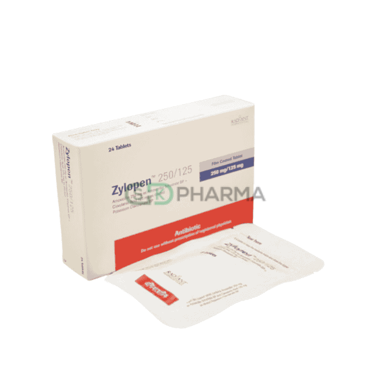 Zylopen Tablet 250 mg+125 mg (Amoxicillin + Clavulanic Acid)