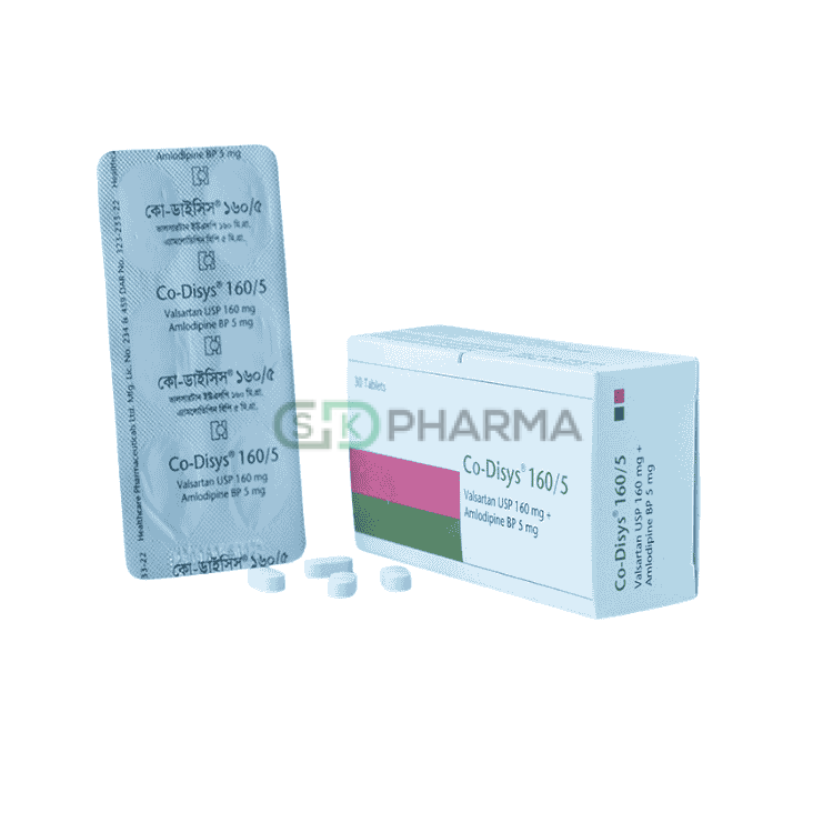 Co-Disys Tablet 5 mg+160 mg (Amlodipine Besilate + Valsartan)