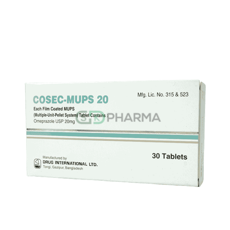 Cosec-MUPS Tablet 20 mg (Omeprazole (MUPS tablet))