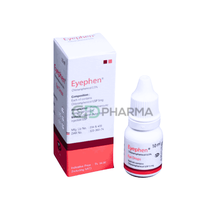 Eyephen Eye Drop 0.50% (Chloramphenicol (Ophthalmic))