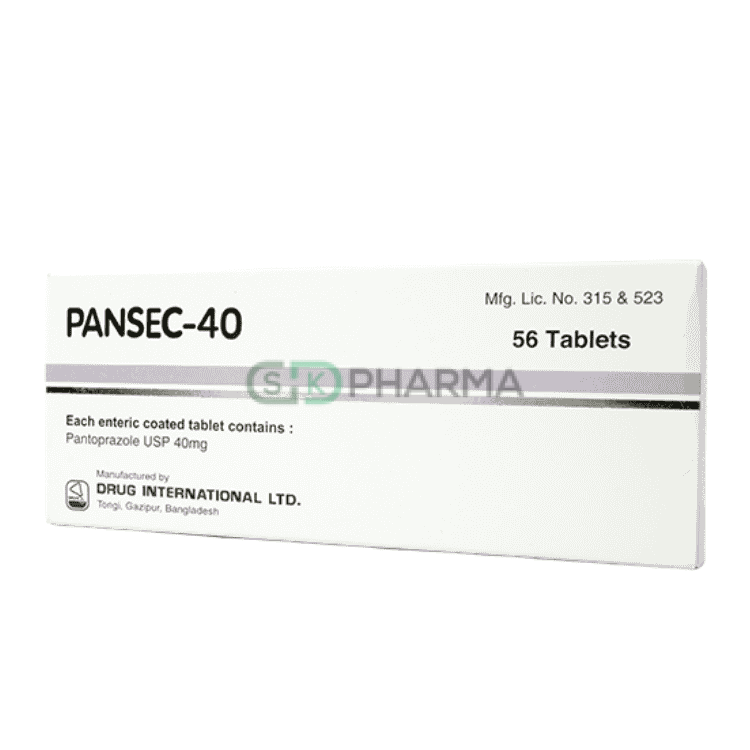 Pansec Tablet 40 mg (Pantoprazole Sodium)