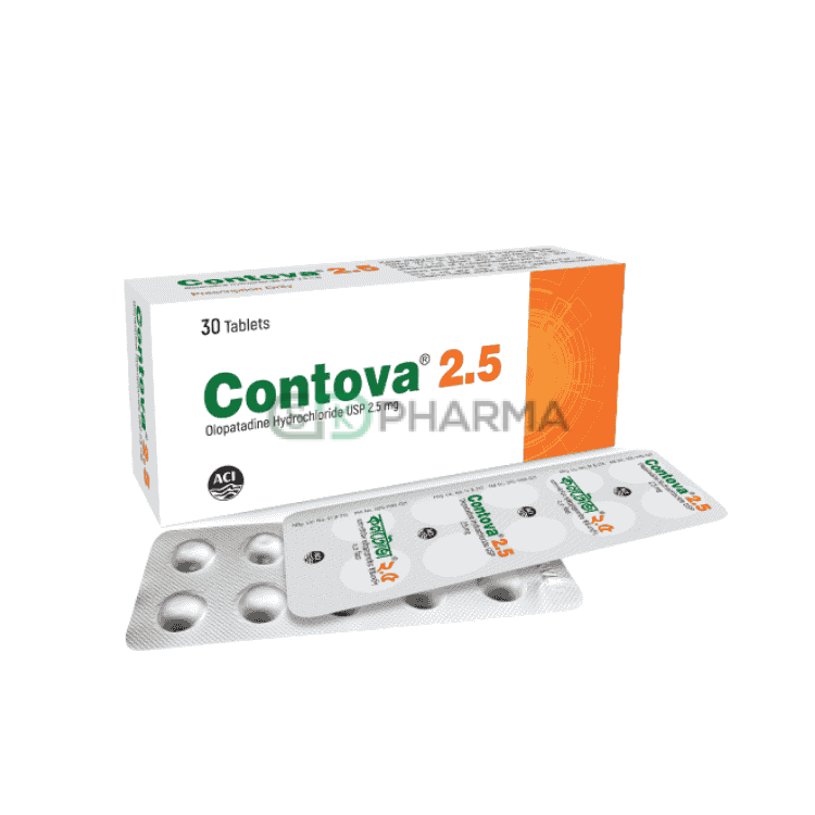 Contova Tablet 2.5 mg (Olopatadine Hydrochloride)
