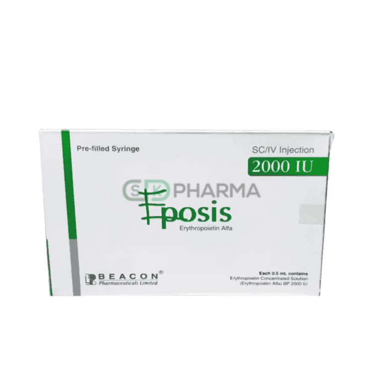 Eposis Injection 2000 IU (Erythropoietin Alfa)