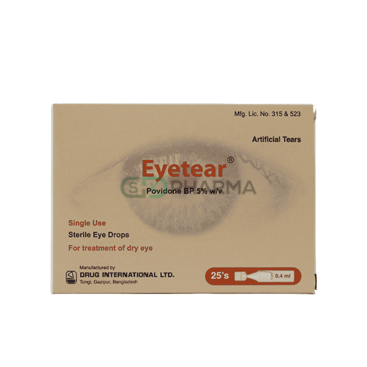 Eyetear Eye Drop 5% v/v (Povidone Iodine)