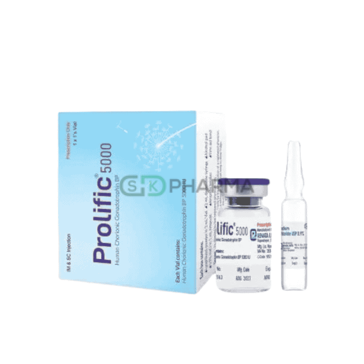Prolific Injection 5000 IU/vial (Human Chorionic Gonadotrophin)