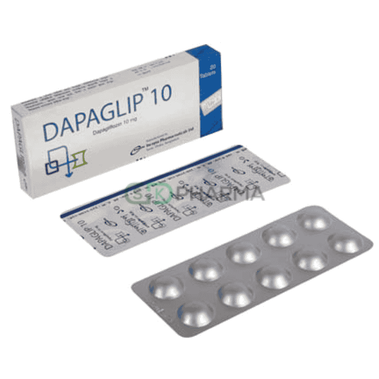Dapaglip Tablet 10 mg (Dapagliflozin Propanediol)