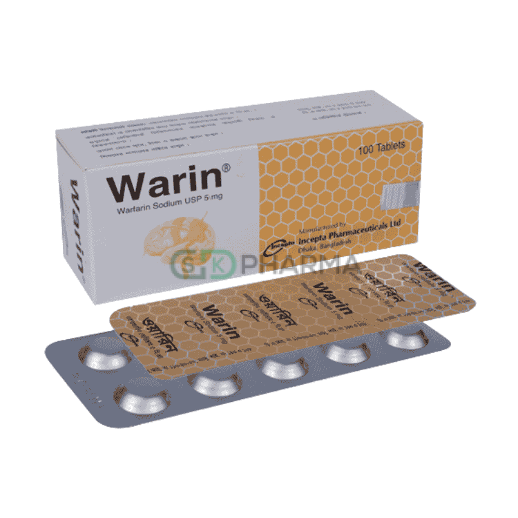 Warin Tablet 5 mg (Warfarin Sodium)