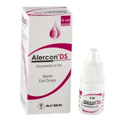 Alercon DS Ophthalmic Solution 5 ml drop, Olopatadine Hydrochloride 0.2%