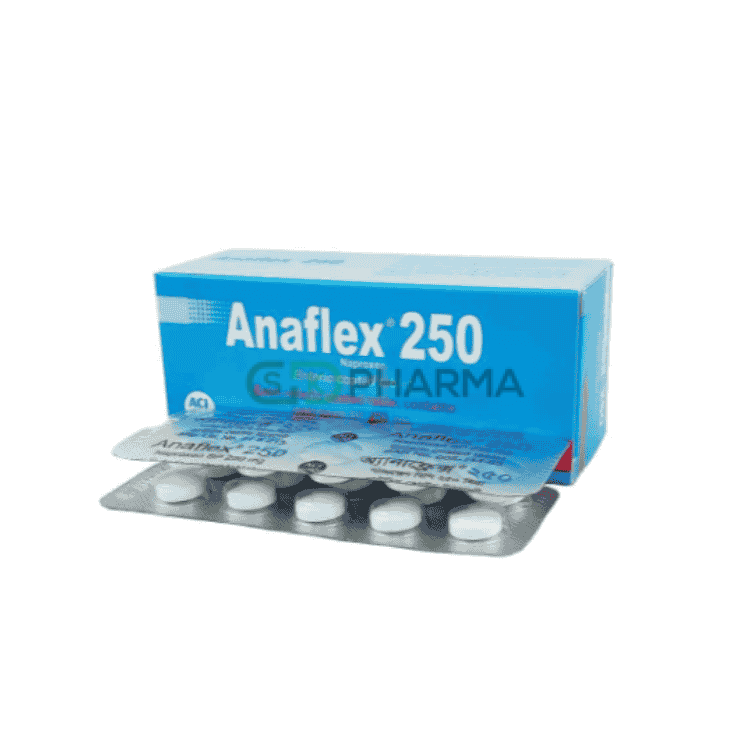Anaflex Tablet 250 mg (Naproxen Sodium)