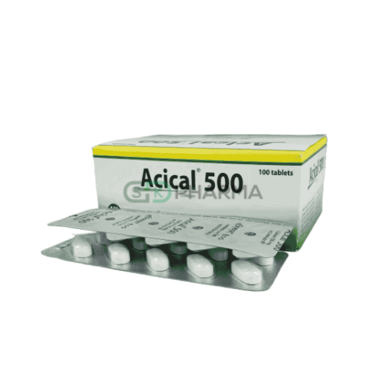 Acical Tablet 500 mg (Calcium Carbonate)