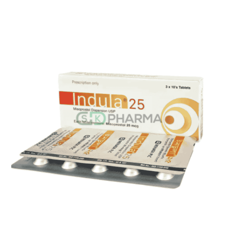 Indula Tablet 25 mcg (Misoprostol)