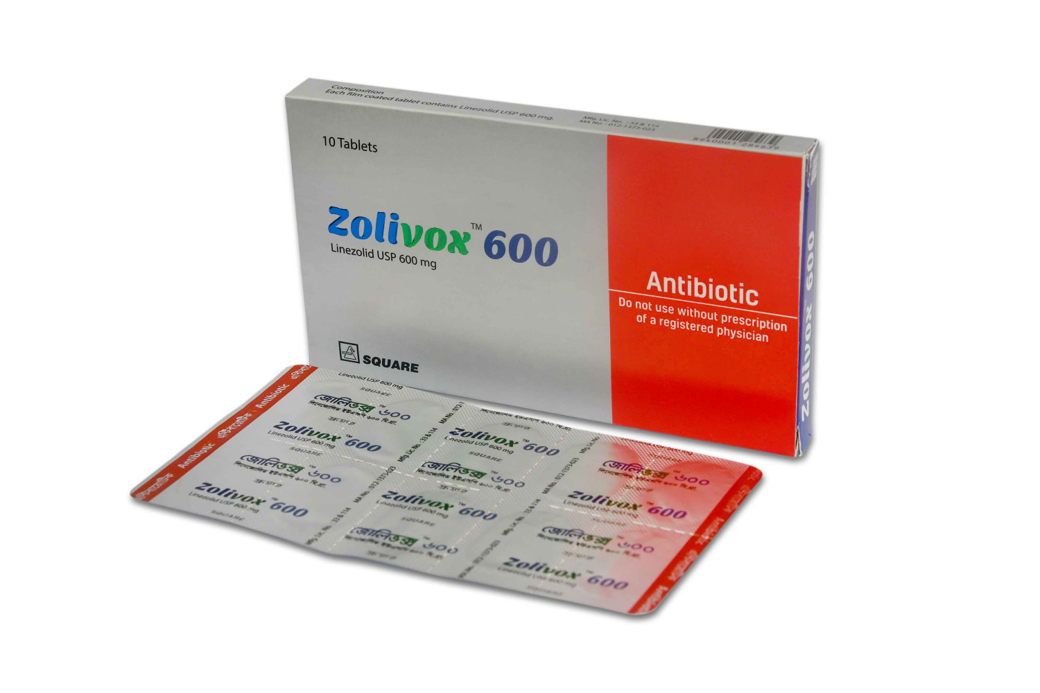 Zolivox Tablet, Linezolid 600 mg