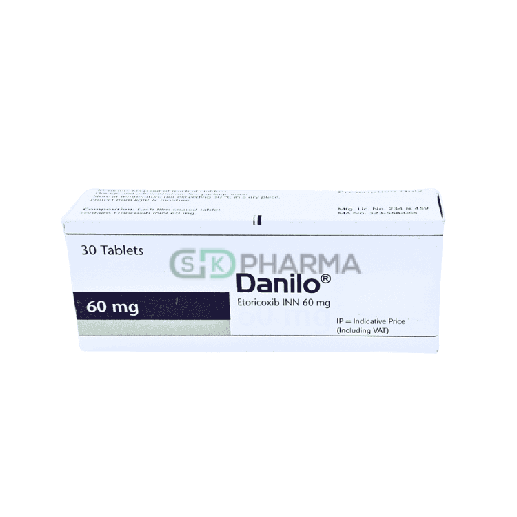 Danilo Tablet 60 mg (Etoricoxib)