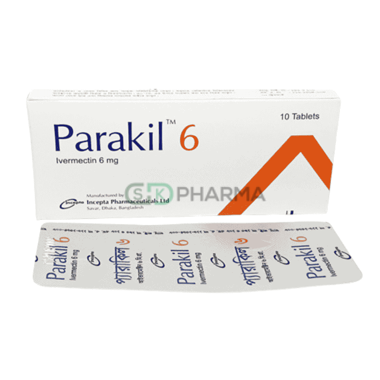 Parakil Tablet 6 mg (Ivermectin (Tablet))