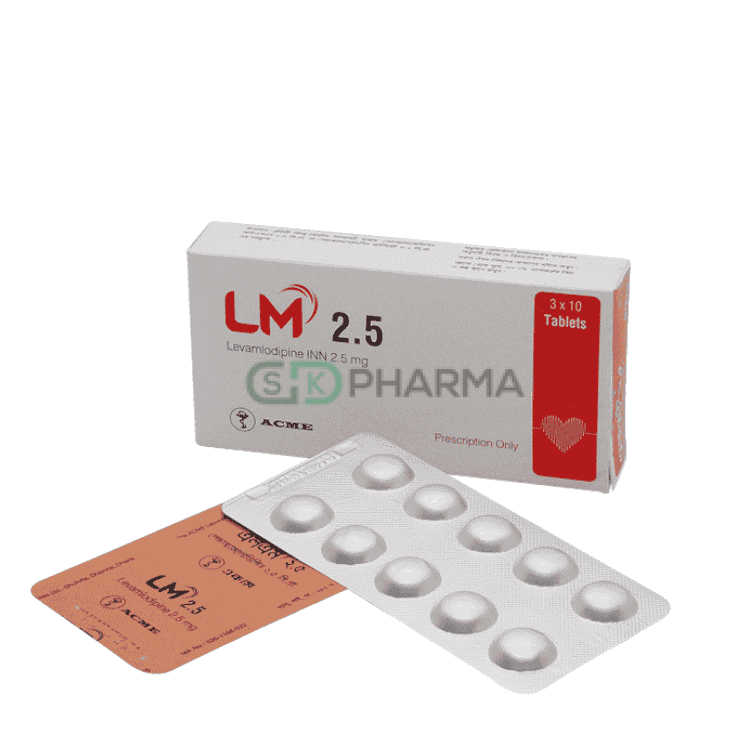 LM Tablet 2.5 mg (Levamlodipine Maleate)