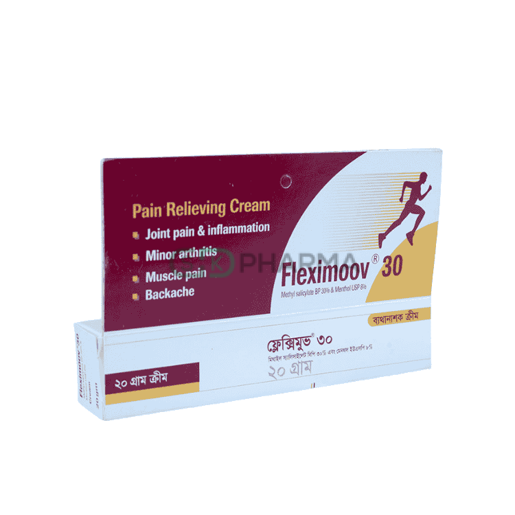 Fleximoov Cream 30%+8% (Methyl Salicylate + Menthol)