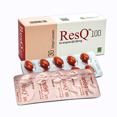 ResQ Capsule, Coenzyme Q10 [Ubidecarenone] 100 mg