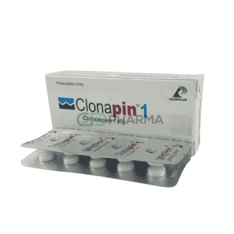 Clonapin Tablet 1 mg (Clonazepam)