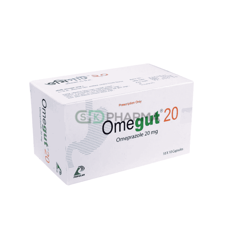 Omegut Capsule 20 mg (Omeprazole)