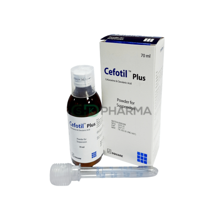Cefotil Plus Suspension (125 mg+31.25 mg)/5 ml (Cefuroxime Axetil + Clavulanic Acid)