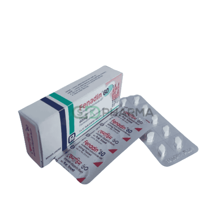 Fenadin Tablet 60 mg (Fexofenadine Hydrochloride)
