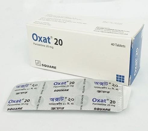 Oxat Tablet, Paroxetine Hydrochloride 20 mg