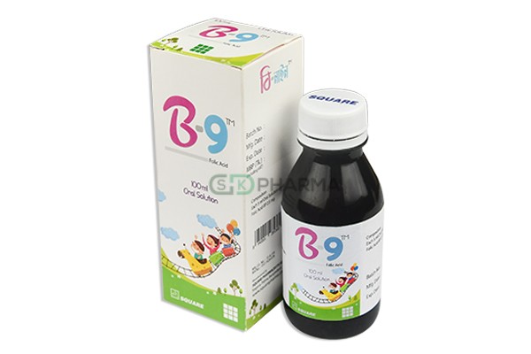 B-9 Oral Solution 2.5 mg/5 ml (Folic Acid)