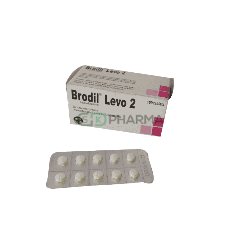 Brodil Levo Tablet 2 mg (Levosalbutamol (Oral))