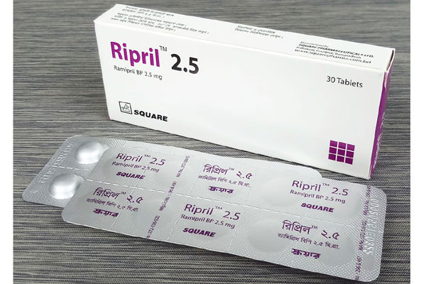 Ripril Tablet, Ramipril 2.5 mg