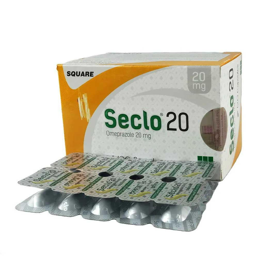 Seclo Capsule (Enteric Coated), Omeprazole 20 mg