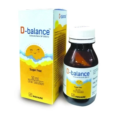 D-Balance Oral Solution, Cholecalciferol [Vitamin D3] 2000 IU/ml, 50ml