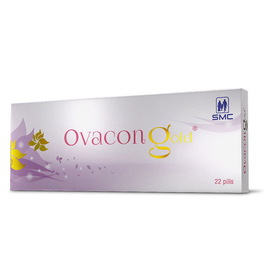 Ovacon Gold Tablet (22's tablet pack), Ethinyl Estradiol + Lynestrenol 0.0375 mg+0.75 mg