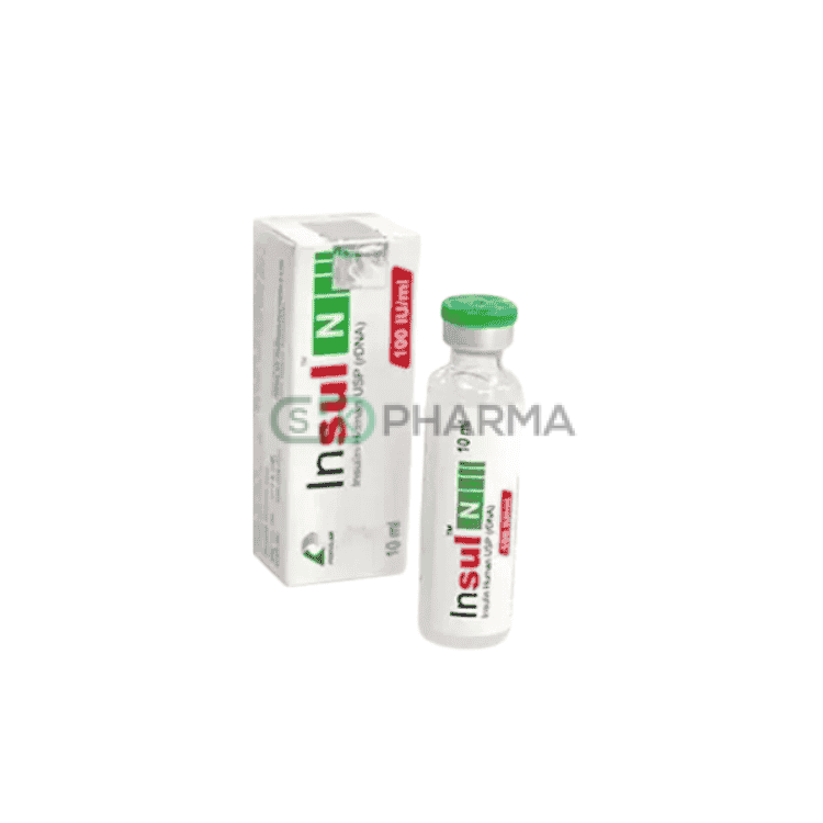 Insul N Injection 100 IU/ml (Insulin Human [rDNA])