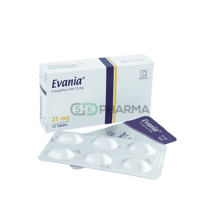 Evania Tablet 25 mg (Empagliflozin)