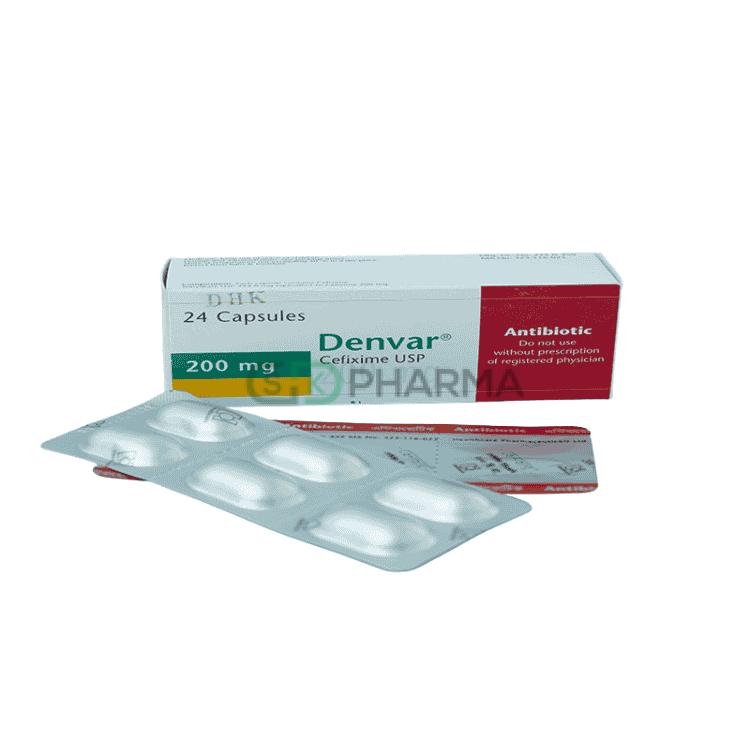 Denvar Capsule 200 mg (Cefixime Trihydrate)