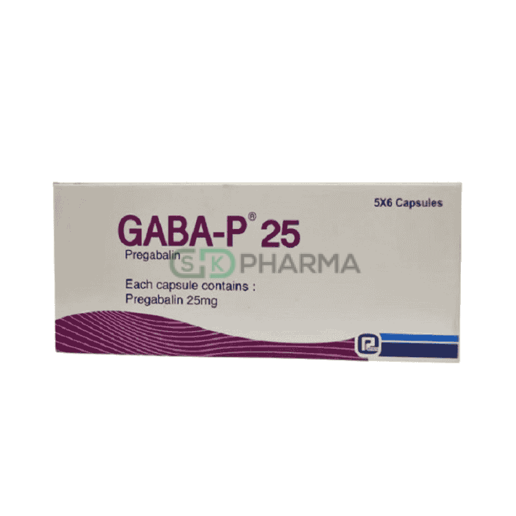 GABA-P Capsule 25 mg (Pregabalin)