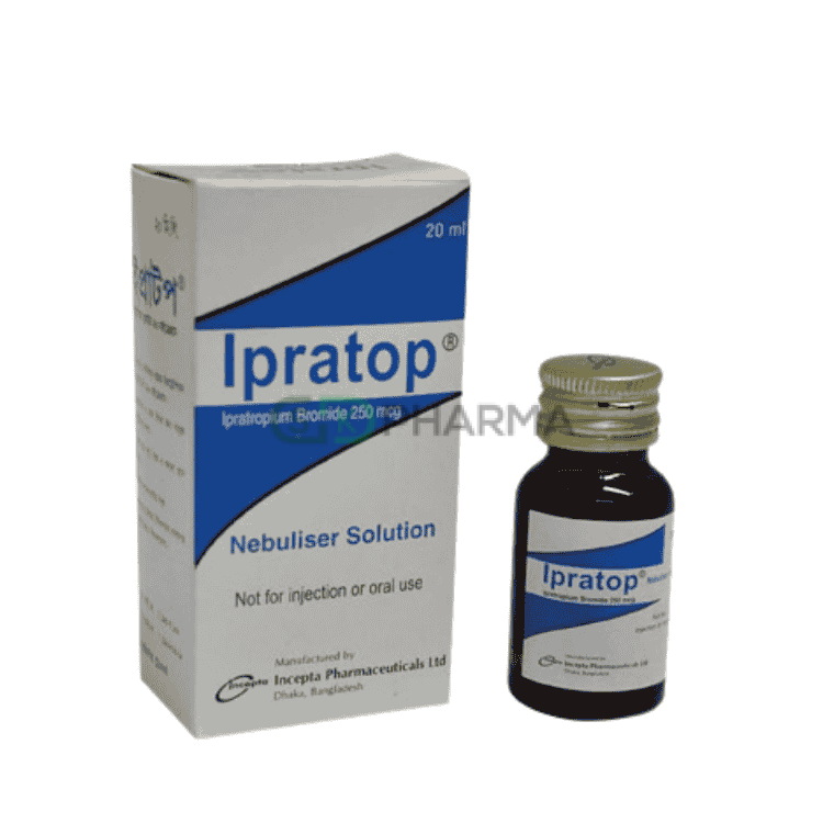 Ipratop Respirator Solution 250 mcg/ml (Ipratropium Bromide)