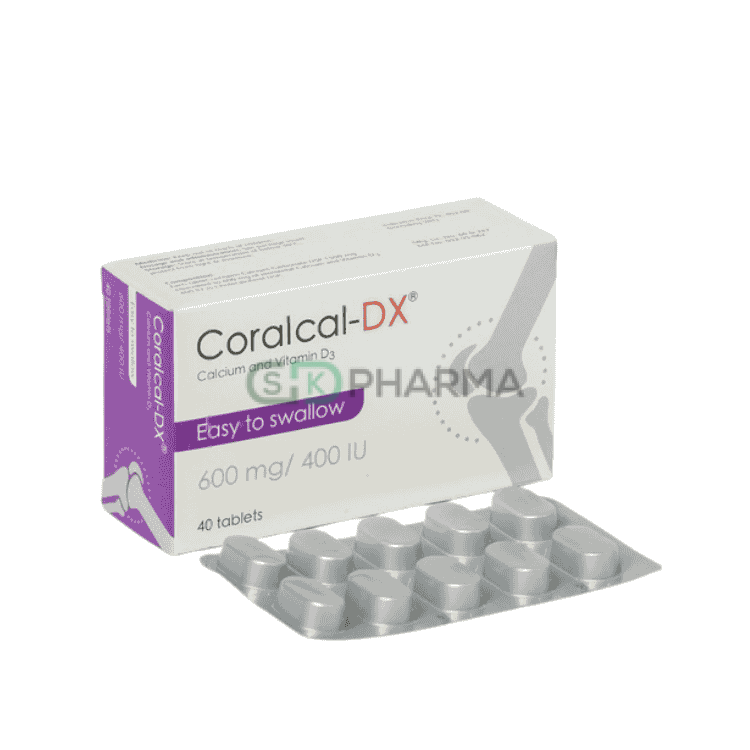 CoralCal-DX Tablet 600 mg+400 IU (Coral Calcium + Vitamin D3)