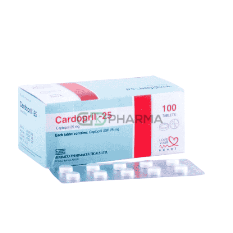 Cardopril Tablet 25 mg (Captopril)