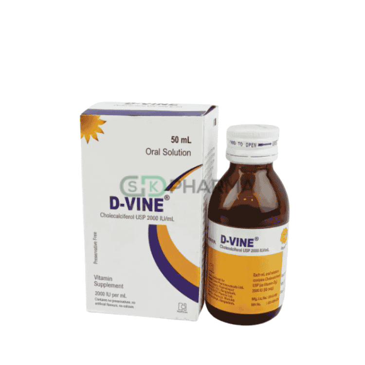 D-Vine Oral Solution 2000 IU/ml (Cholecalciferol [Vitamin D3])